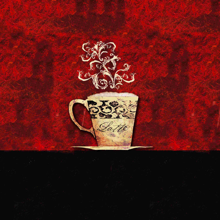 Charlton Home® Coffee Quad Wrapped Canvas Graphic Art Wayfair